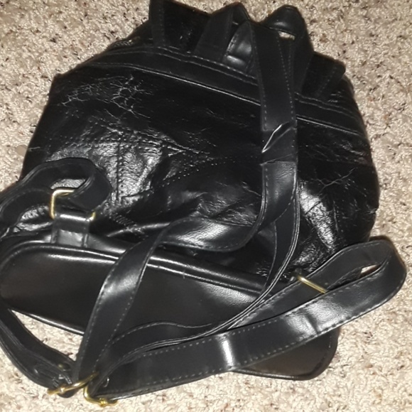 leather drawstring bag - Picture 2 of 3